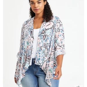 Torrid Paisley Gauze Kimono Top